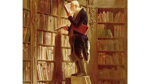 Carl Spitzweg «Il topo da biblioteca» (1850)
