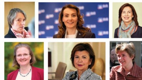 Leslie Jane Ferrar, Marija Kolak, Eva Castillo Sanz, Charlotte Kreuter-Kirchhof, Maria Concepción Osákar Garaicoechea e Ruth Maria Kelly Leslie Jane Ferrar, Marija Kolak, Eva Castillo Sanz, Charlotte Kreuter-Kirchhof, Maria Concepción Osákar Garaicoechea e Ruth Maria Kelly