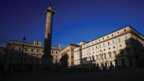A general view of Chigi Palace, Italian Prime Minister's office, a day after former PM Matteo Renzi ...
