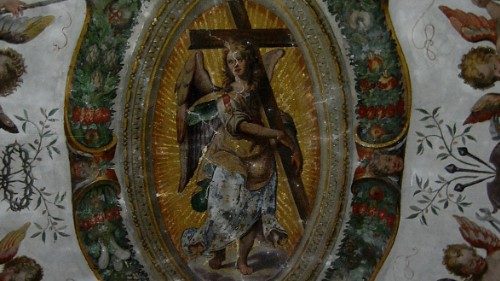Una delle decorazioni pittoriche presenti nelle sale del Palazzo Silvestri Rivali Una delle decorazioni pittoriche presenti nelle sale del Palazzo Silvestri Rivali