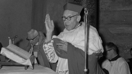 Il cardinale Augustin Bea, presidente dell’allora Segretariato per la promozione dell’unità dei cristiani