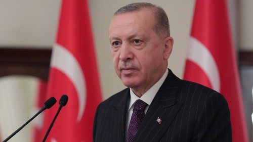Il Presidente turco Recep Tayyip Erdogan (Afp)