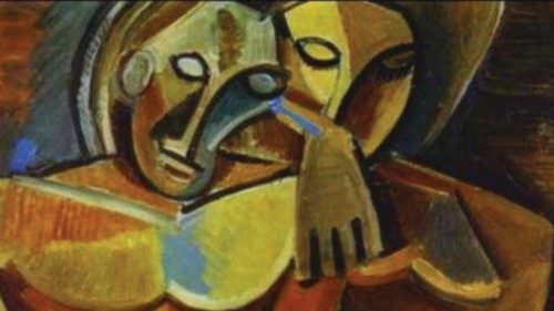 Pablo Picasso, «Amicizia» (1908, particolare) Pablo Picasso, «Amicizia» (1908, particolare)