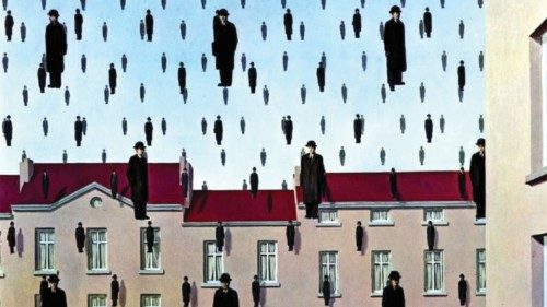 René Magritte, «Golconda» (1953)