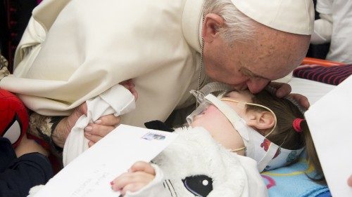 SS. Papa Francesco - Comunità dell'Ospedale Pediatrico Bambino Gesu'  15-12-2016