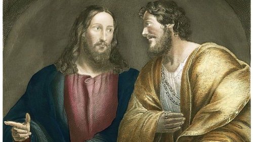 Giovanni Antonio Pordenone (1484-1539), «Gesù chiama Matteo come discepolo»