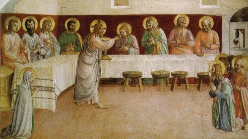 Beato Angelico , «Comunione degli apostoli» (1440- 1442)