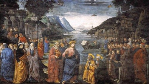 Domenico Ghirlandaio, «Vocazione dei primi apostoli» (1481-1482) Domenico Ghirlandaio, «Vocazione dei primi apostoli» (1481-1482)