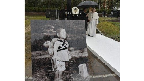 Papa Francesco nell’Atomic Bomb Hypocenter Park di Nagasaki (24 novembre 2019)