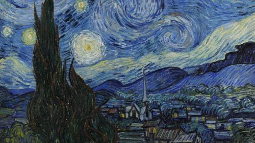 Vincent van Gogh, «Notte stellata» (1889) Vincent van Gogh, «Notte stellata» (1889)