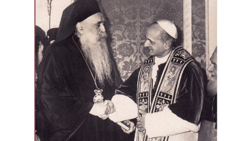 Paolo VI con il patriarca Atenagora
