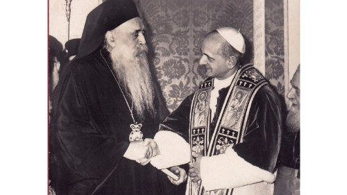 Paolo VI con il patriarca Atenagora Paolo VI con il patriarca Atenagora