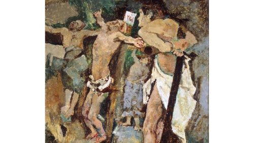 Fausto Pirandello «Crocifissione» Fausto Pirandello «Crocifissione»