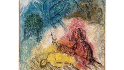 Marc Chagall «Il sacrificio di Isacco» (1966)