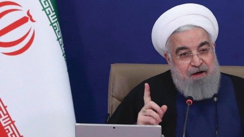 Il presidente iraniano Rohani (Epa)