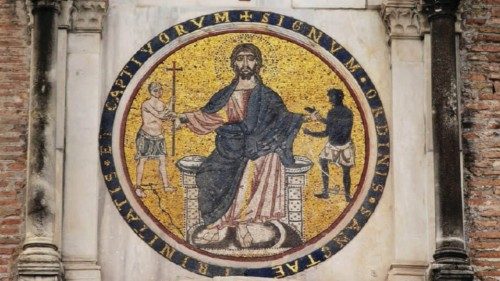 Il mosaico dell’ordine dei Trinitari sul Colle Celio a Roma