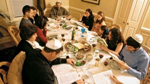 Seder, the passover ritual jewish meal