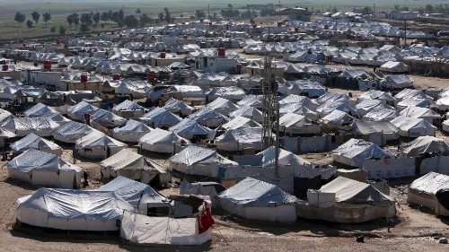 FILE PHOTO: A general view of al-Hol displacement camp in Hasaka governorate, Syria April 2, 2019. ... FILE PHOTO: A general view of al-Hol displacement camp in Hasaka governorate, Syria April 2, 2019. ...