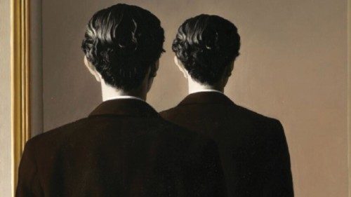 René Magritte, «La reproduction interdite» (1937, particolare) René Magritte, «La reproduction interdite» (1937, particolare)