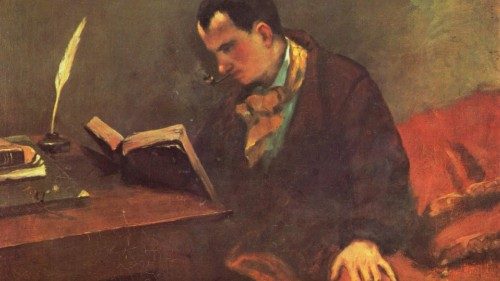 Gustave Courbet, « Ritratto di Baudelaire» (1849) Gustave Courbet, « Ritratto di Baudelaire» (1849)