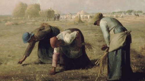 Jean-François Millet, «Le spigolatrici» (1857) Jean-François Millet, «Le spigolatrici» (1857)
