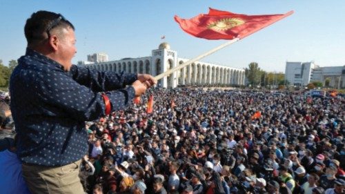 Manifestazioni elettorali in Kyrgyzstan