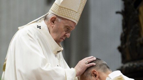 SS. Francesco - Basilica Vaticana - Santa Messa con Ordinazioni Presbiteriali - 25-04-2021