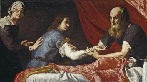 Spagnoletto, «Giacobbe carpisce  la benedizione di Isacco  con l’aiuto di Rebecca», 1637 Museo del Prado, Madrid