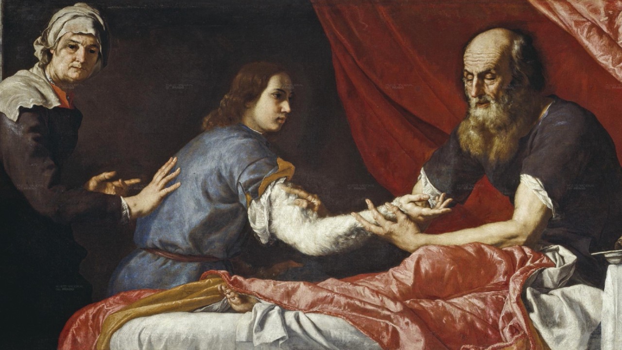 Spagnoletto, «Giacobbe carpisce  la benedizione di Isacco  con l’aiuto di Rebecca», 1637 Museo del Prado, Madrid