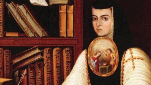 Juan Miranda «Sor Juana Inès de la Cruz», circa 1713 Palazzo delle Belle Arti, Città del Messico Juan Miranda «Sor Juana Inès de la Cruz», circa 1713 Palazzo delle Belle Arti, Città del Messico