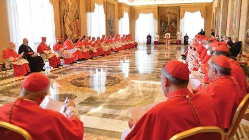 Il Papa ha tenuto  Concistoro ordinario pubblico   QUO-098