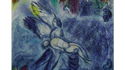 Marc Chagall, «La creazione  dell’uomo» (1956-1958)