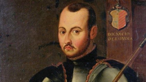 Il giovane Iñigo in abiti militari Il giovane Iñigo in abiti militari