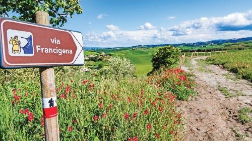 Un tratto italiano della via Francigena