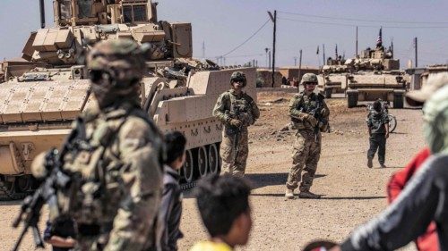 Soldati Usa nella provincia siriana di Hasakeh (Afp)