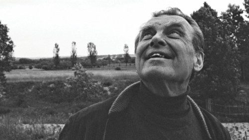 Il poeta Czesław Miłosz, Premio Nobel per la letteratura nel 1980