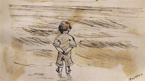 Edward Hopper «Little Boy Looking at the Sea» (1891)