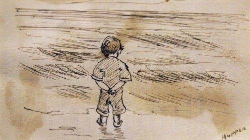 Edward Hopper «Little Boy Looking at the Sea» (1891) Edward Hopper «Little Boy Looking at the Sea» (1891)