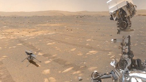 Perseverance, il nuovo rover della Nasa su Marte.  Lo scopo della sua missione è cercare tracce di vita  sul suolo marziano e inviare dati da analizzare per studiare il Pianeta Rosso. 