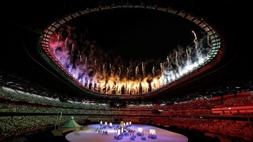 Tokyo 2020 Olympics - The Tokyo 2020 Olympics Opening Ceremony - Olympic Stadium, Tokyo, Japan - ... Tokyo 2020 Olympics - The Tokyo 2020 Olympics Opening Ceremony - Olympic Stadium, Tokyo, Japan - ...