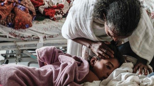 TOPSHOT - Genet Tsegay, 12, who was injured in her town Togoga in a deadly airstrike on a market, is ... TOPSHOT - Genet Tsegay, 12, who was injured in her town Togoga in a deadly airstrike on a market, is ...