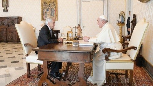 Udienza del Papa al presidente della Repubblica del Cile QUO-204 Udienza del Papa al presidente della Repubblica del Cile QUO-204