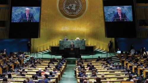 United Nations Secretary-General Antonio Guterres addresses the 76th Session of the UN General ... United Nations Secretary-General Antonio Guterres addresses the 76th Session of the UN General ...