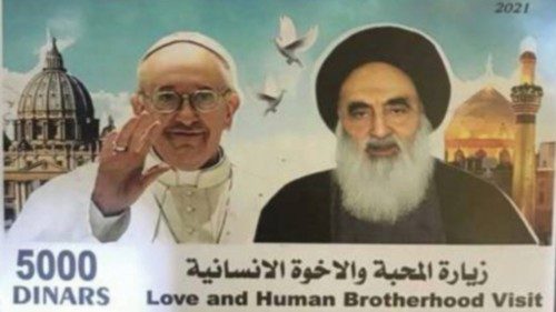 Una serie di francobolli per ricordare la visita del Papa in Iraq QUO-217 Una serie di francobolli per ricordare la visita del Papa in Iraq QUO-217