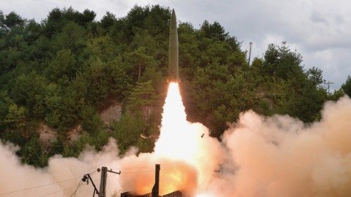 FILE PHOTO: A missile is seen launched during a drill of the Railway Mobile Missile Regiment in ... FILE PHOTO: A missile is seen launched during a drill of the Railway Mobile Missile Regiment in ...