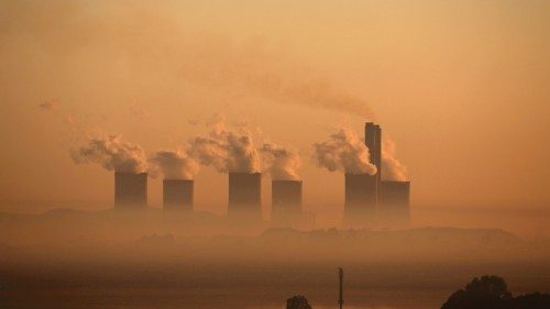 FILE PHOTO: Steam rises at sunrise from the  Lethabo Power Station, a coal-fired power station owned ...