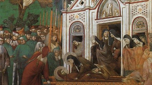 GIOTTO di Bondone
(b. 1267, Vespignano, d. 1337, Firenze)
Legend of St Francis: 23. St. Francis ... GIOTTO di Bondone
(b. 1267, Vespignano, d. 1337, Firenze)
Legend of St Francis: 23. St. Francis ...