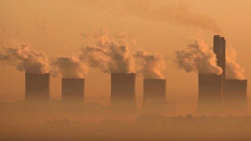 FILE PHOTO: Steam rises at sunrise from the  Lethabo Power Station, a coal-fired power station owned ...