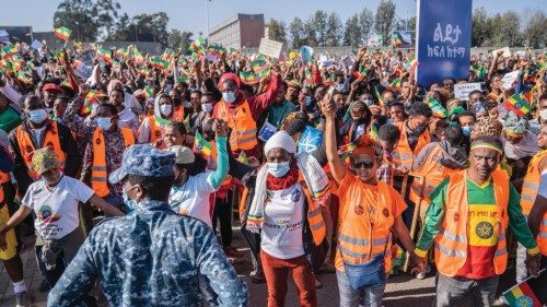 epa09569388 Ethiopians attend a rally held to show support for the government and the Ethiopian ... epa09569388 Ethiopians attend a rally held to show support for the government and the Ethiopian ...