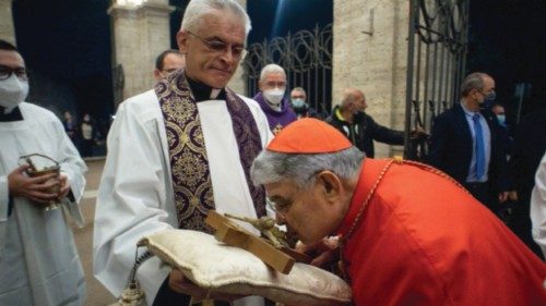 Il cardinale Semeraro ha preso possesso della diaconia di Santa Maria in Domnica QUO-272 Il cardinale Semeraro ha preso possesso della diaconia di Santa Maria in Domnica QUO-272
